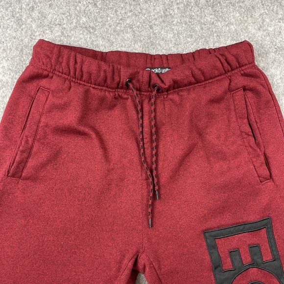 Ecko Unltd Men's Sweatpants Fleece Jogger Embroidered Leg Hit Logo Medium - Picture 5 of 8
